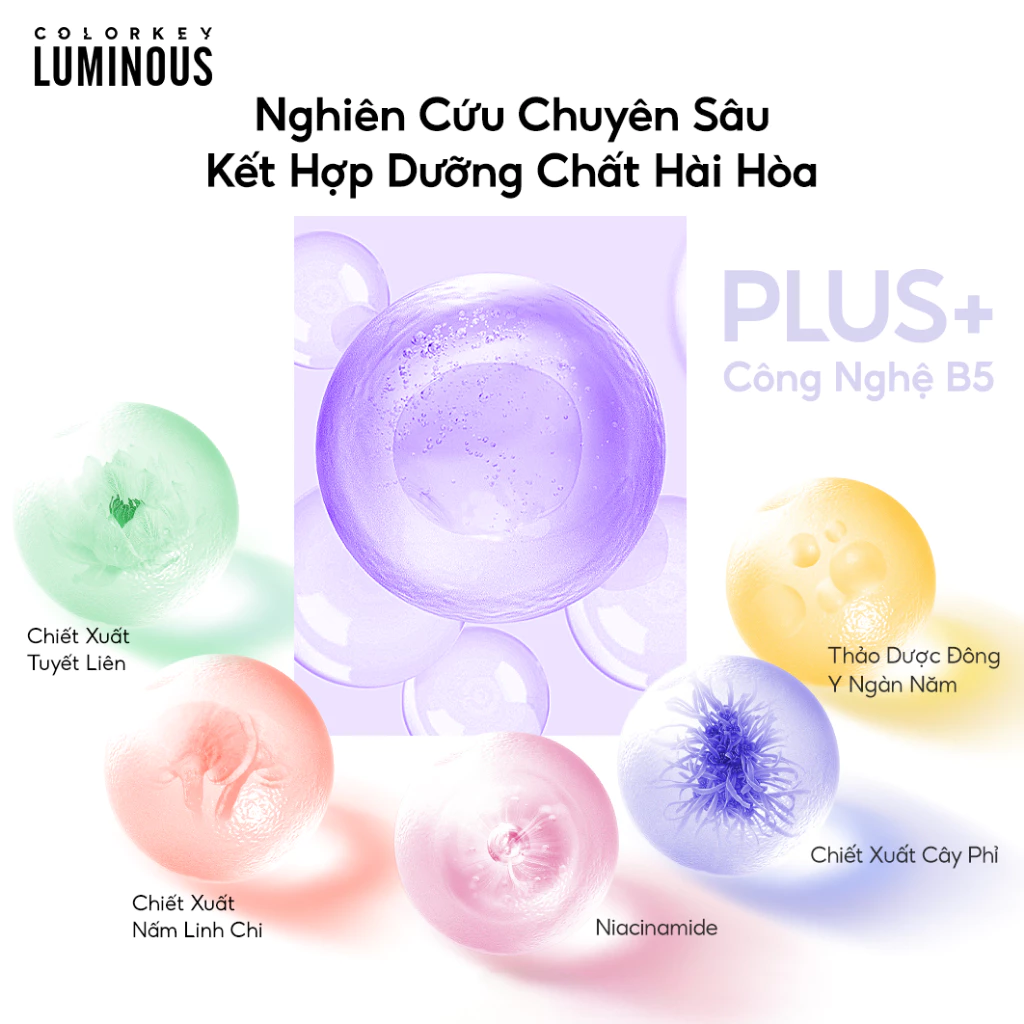 Combo mặt nạ giấy COLORKEY LUMINOUS Vitamin B5 gi&uacute;p cấp ẩm, l&agrave;m dịu v&agrave; cải thiện độ s&aacute;ng của l&agrave;n da. Với c&ocirc;ng thức chứa Vitamin B5 Plus, sản phẩm hỗ trợ dưỡng ẩm, phục hồi da v&agrave; gi&uacute;p da mềm mịn, tươi tắn hơn sau mỗi lần sử dụng.
