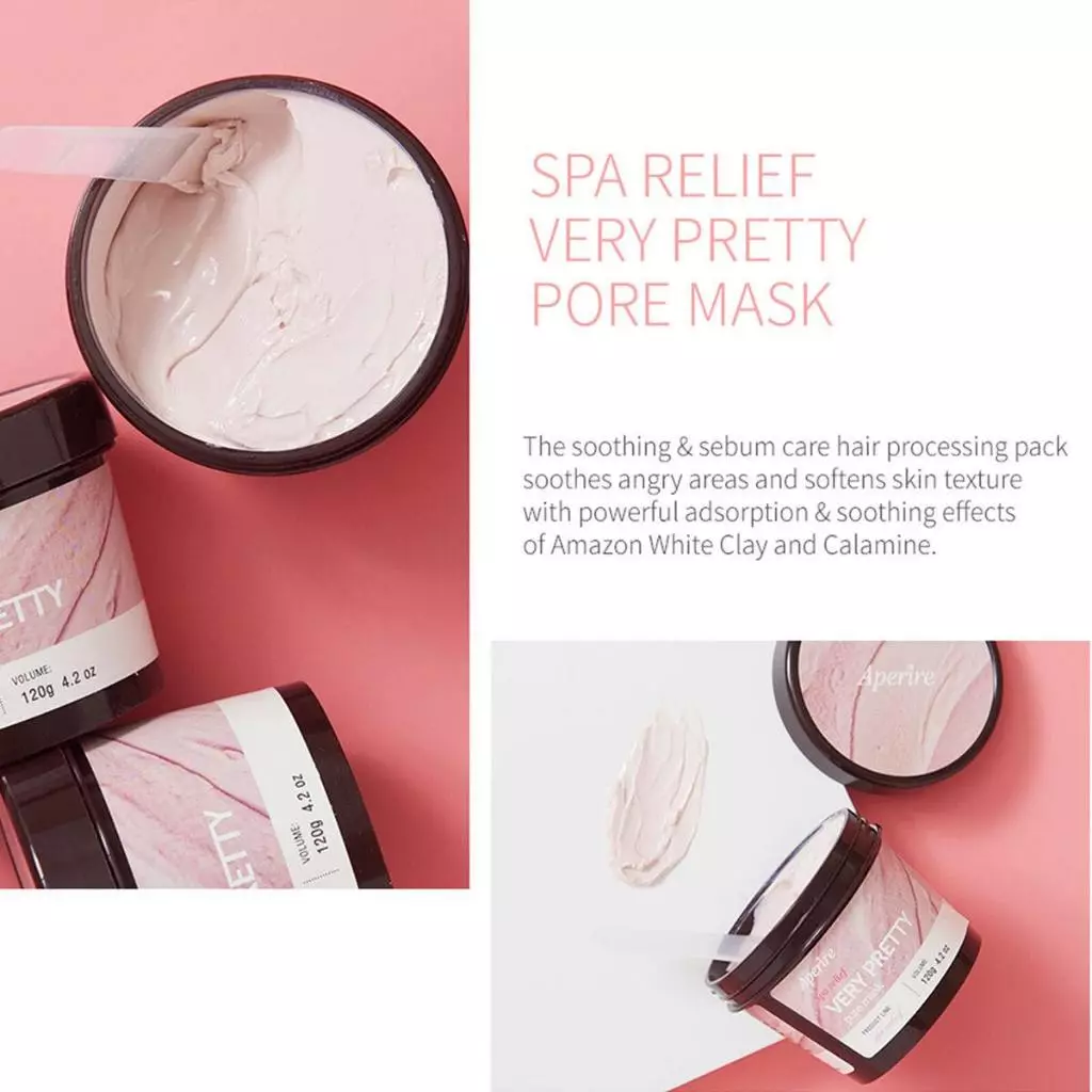 Mặt nạ đất sét Aperire Spa Relief Pore Mask 120g