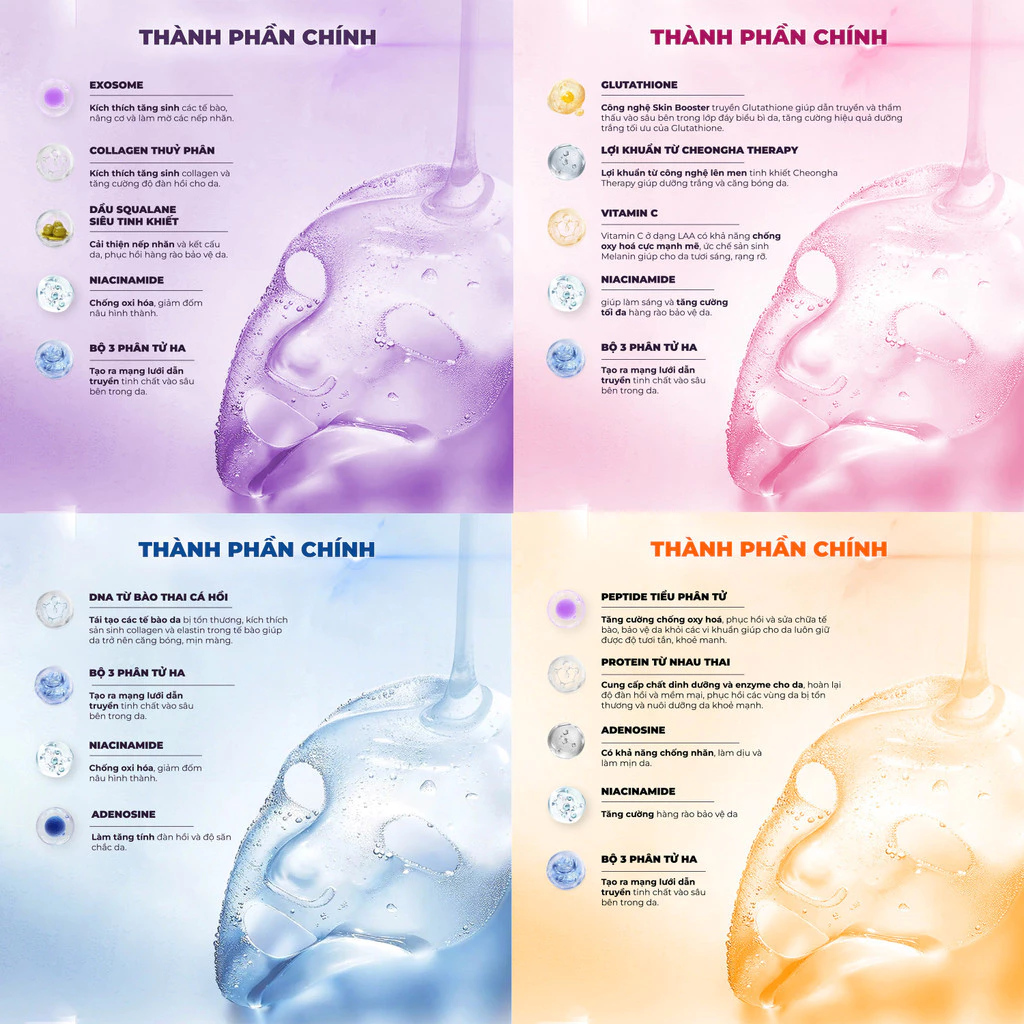 COMBO 10 Mặt Nạ BNBG Mix Hỗ Trợ Tăng Cường Dưỡng Da Chuyên Sâu