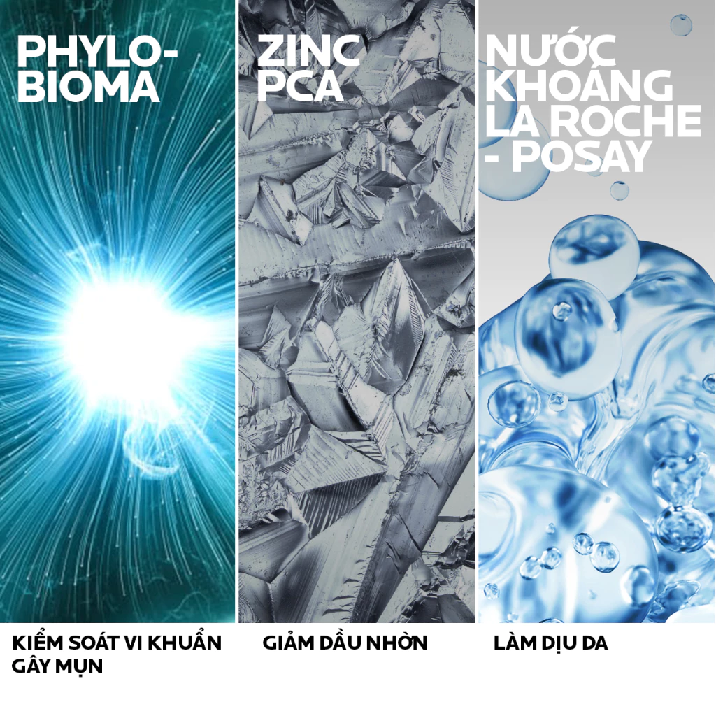 Gel rửa mặt giảm mụn, làm sạch sâu cho da dầu nam & nữ La Roche-Posay Effaclar Foaming Gel 400ml