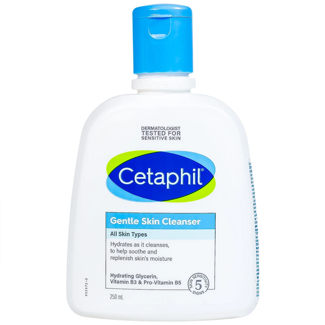 Sữa rửa mặt Cetaphil Gentle Cleanser dành cho da nhạy cảm (250ml)