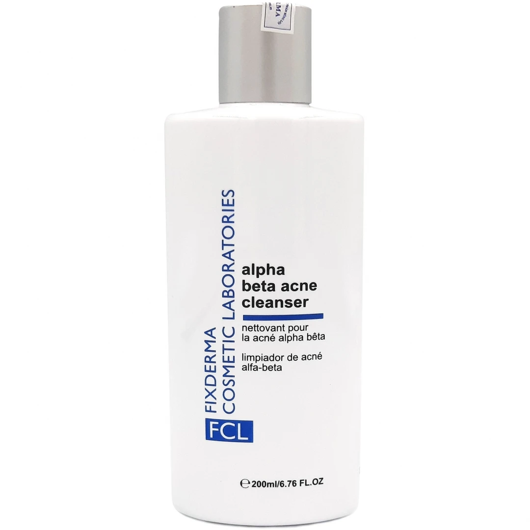 Sữa rửa mặt làm giảm mụn Fixderma FCL Alpha-Beta Acne Cleanser (200ml)