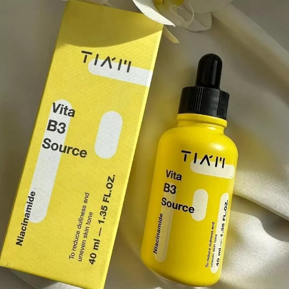 Serum Tiam Dưỡng Trắng Da, Giảm Thâm Nám, Hỗ Trợ Phục Hồi Da Sau Mụn Vita B3 Source Serum 40ml