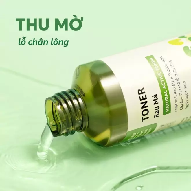 Toner rau má Cỏ Mềm 150ml